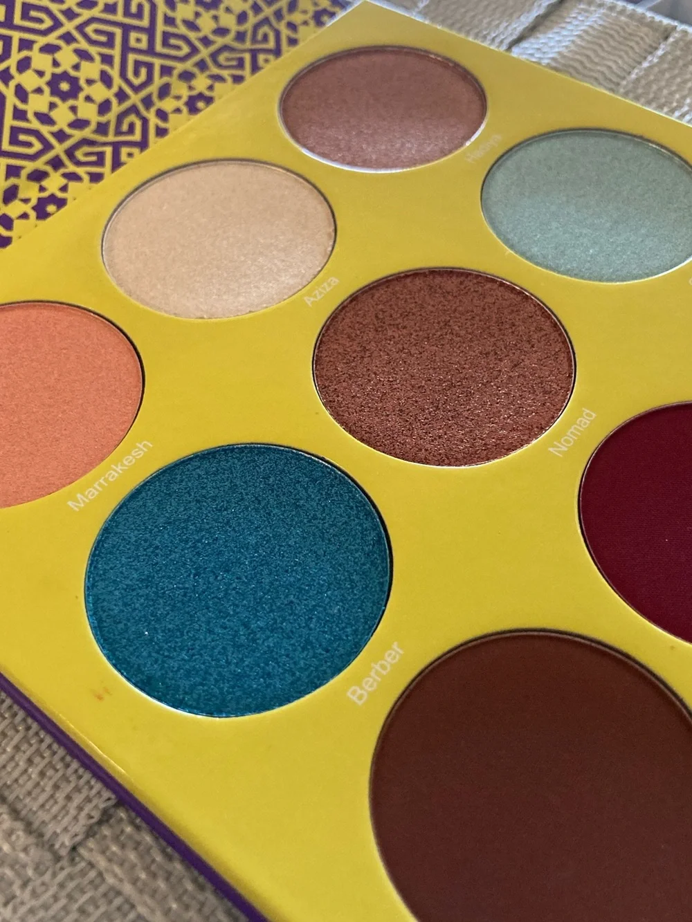JUVIA'S PLACE 'The Saharan II' Eyeshadow Palette - 9 shades - NEVER USED